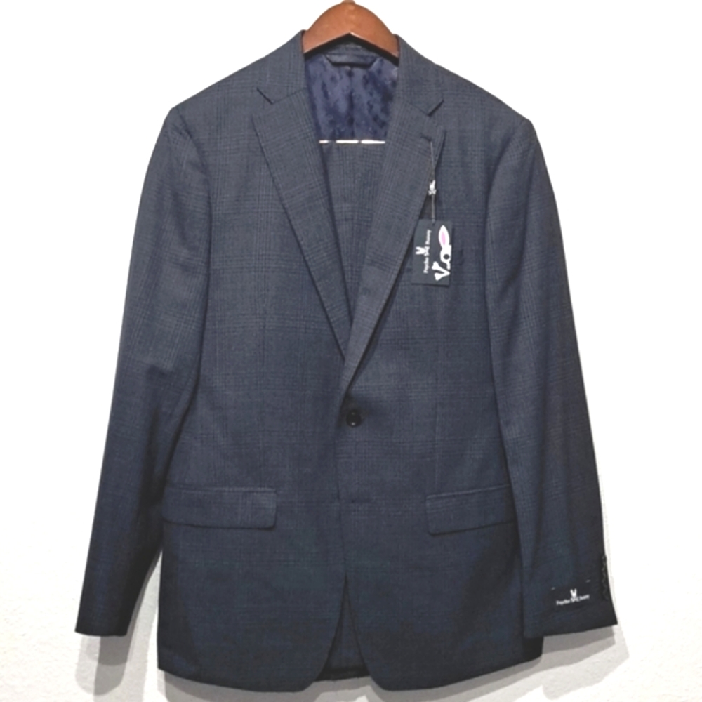 Pscho Bunny Slim Fit Fancy Wool Suit & Pant